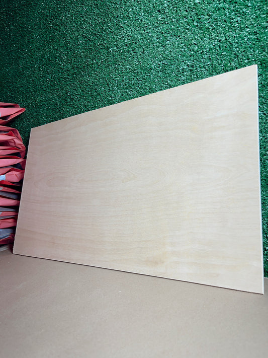 18inch Rectangle - 1/4inch Thick Birch Plywood
