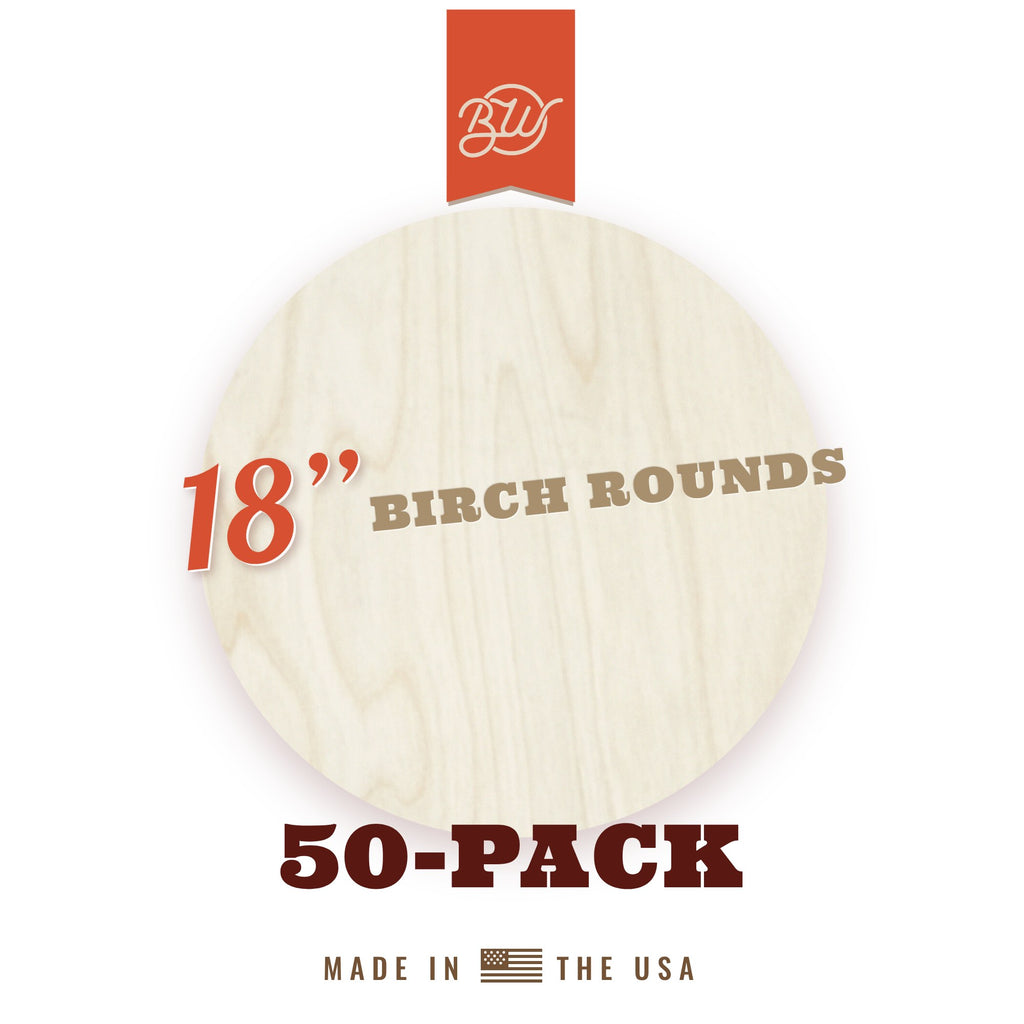 Bulk & Wholesale Wood Rounds — 5 to 200 Packs | Borowood