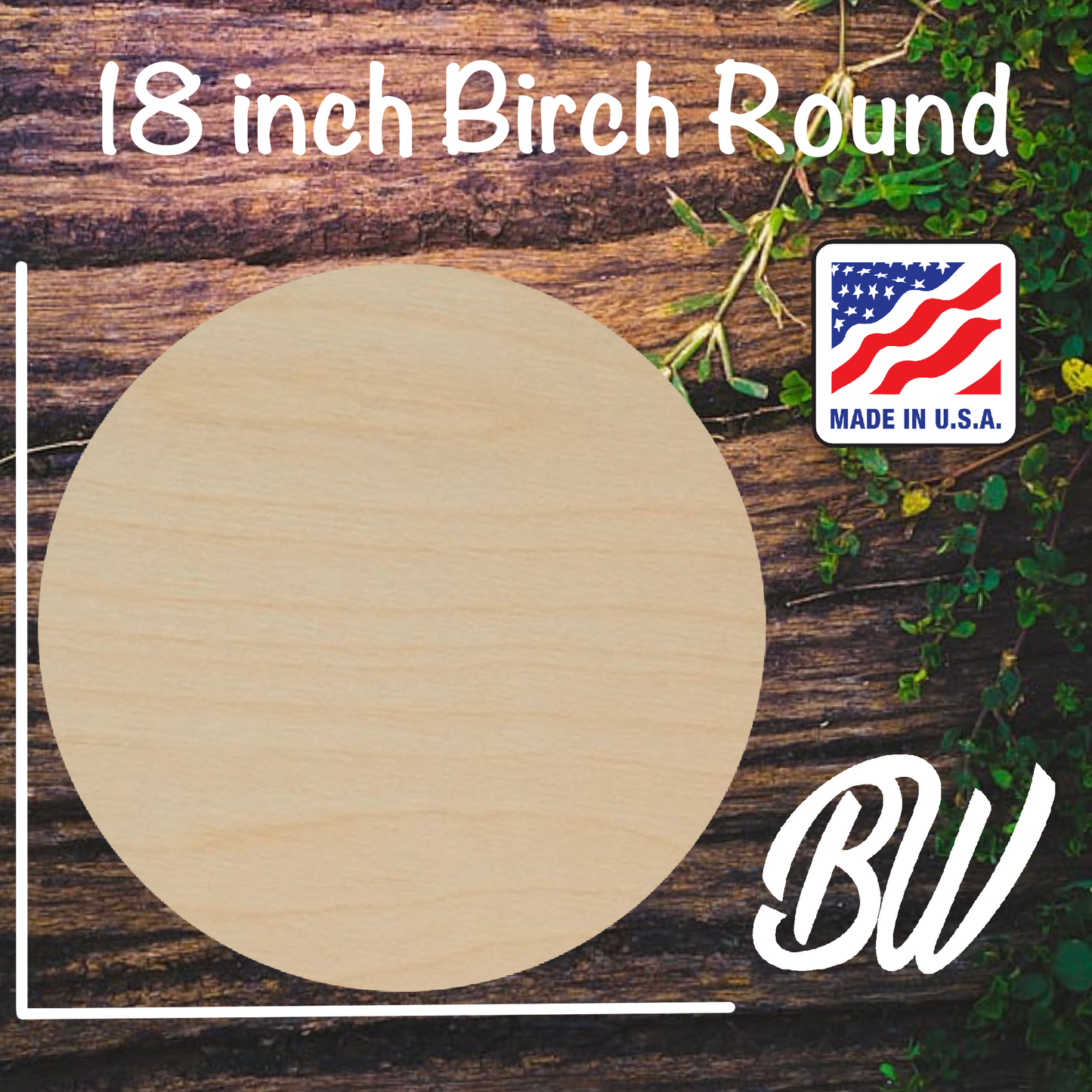 18inch Birch Round ( 1/4 inch )